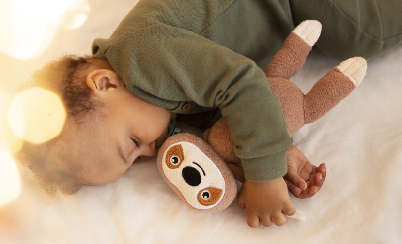 top-view-baby-with-stuffed-toy